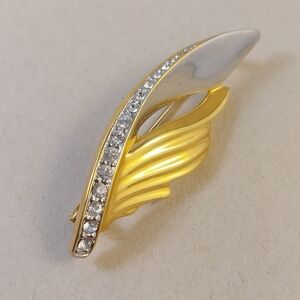 Butler Gold and Silver Winged Brooch